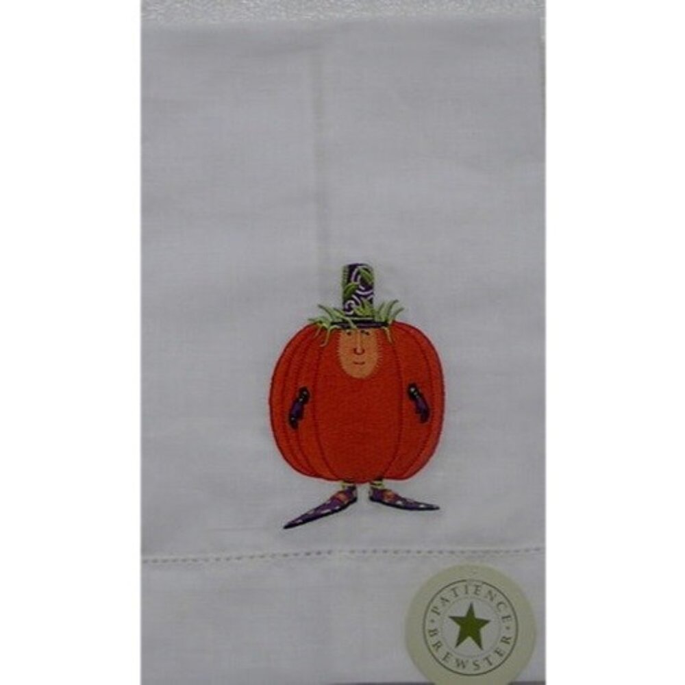 Patience Brewster Halloween Gourdon Towel